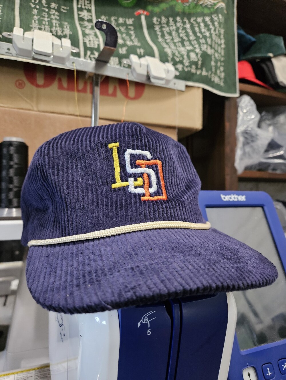 San Diego Padres LSD, SD, Hippie, Meme, Festival, Corduroy Rope Hat